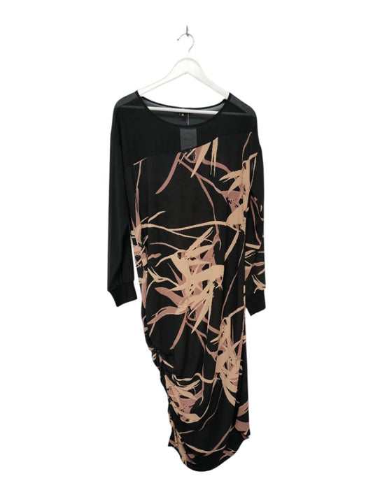 Amaya | Black/Brown Dress | Size 10