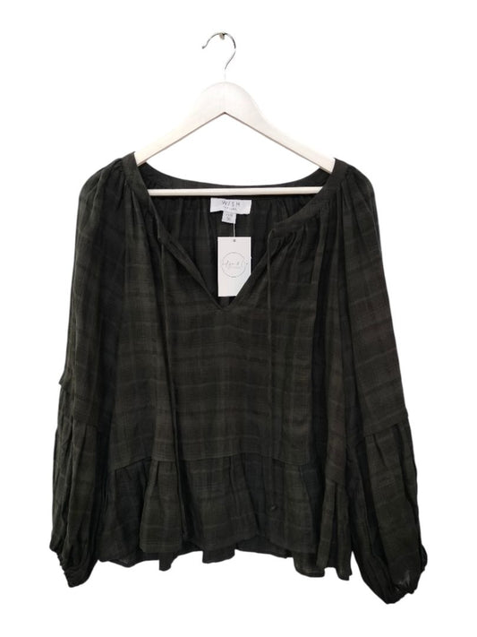 Wish The Label | Black Top | Size 12