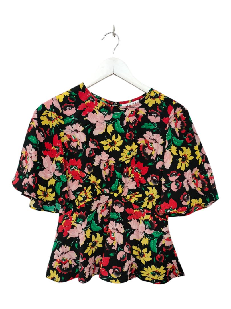 TOPSHOP | Floral Top | Size 8