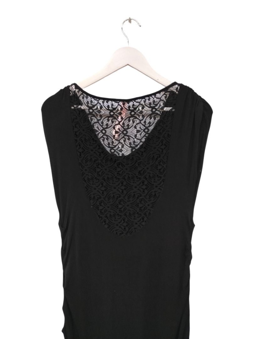 Sophie Pink | Black Top | Size S