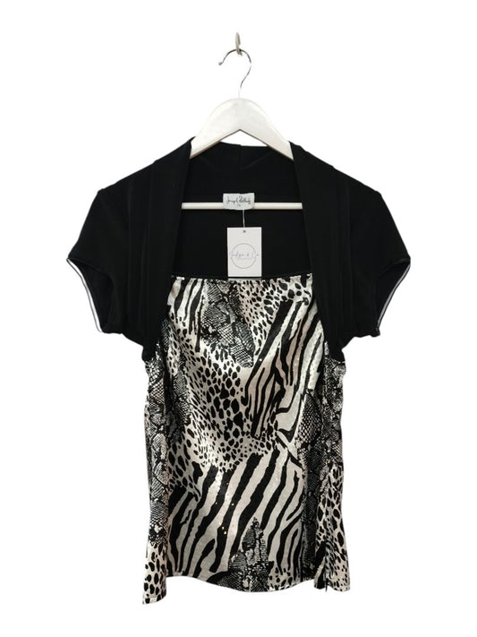 Joseph Ribkoff | Black/White Top | Size 14