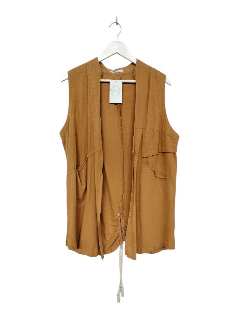 Sanami | Brown Vest | Size Approx M/L
