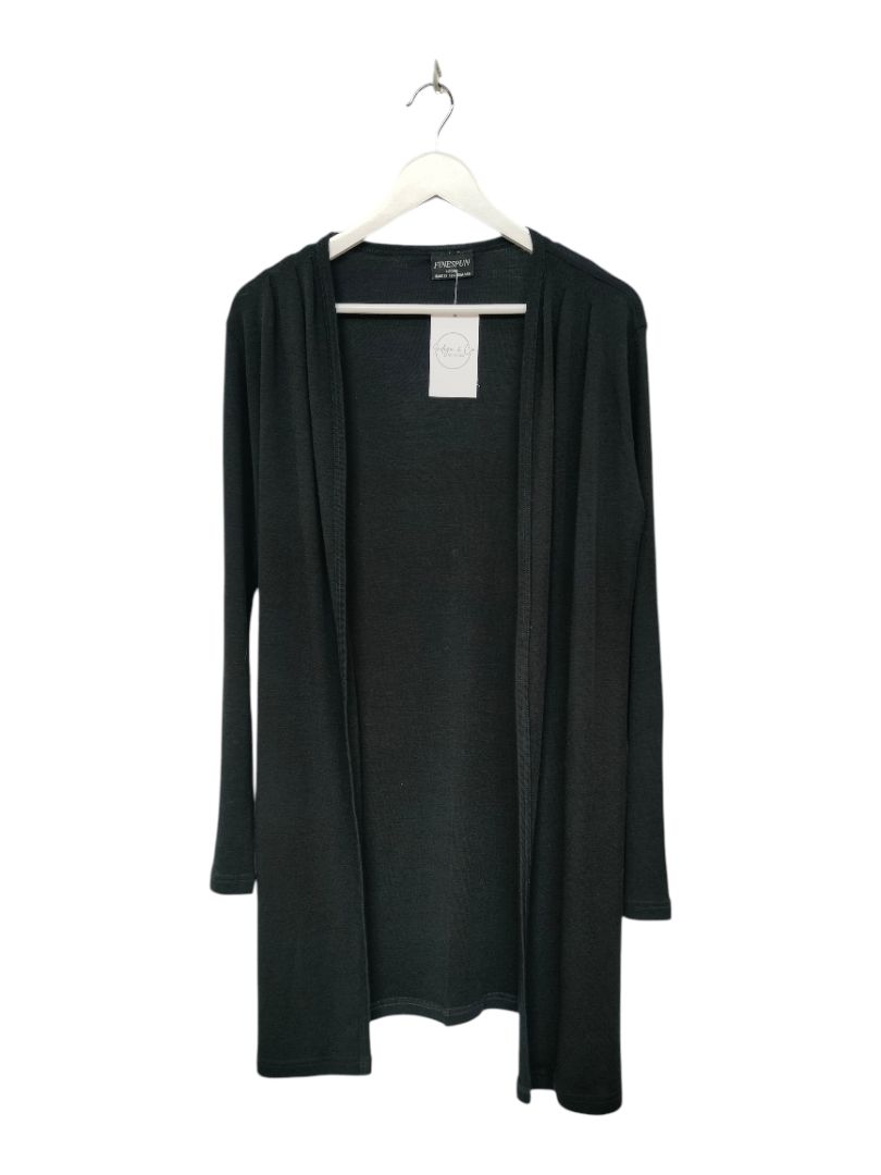 Finespun | Black Cardigan | Size M