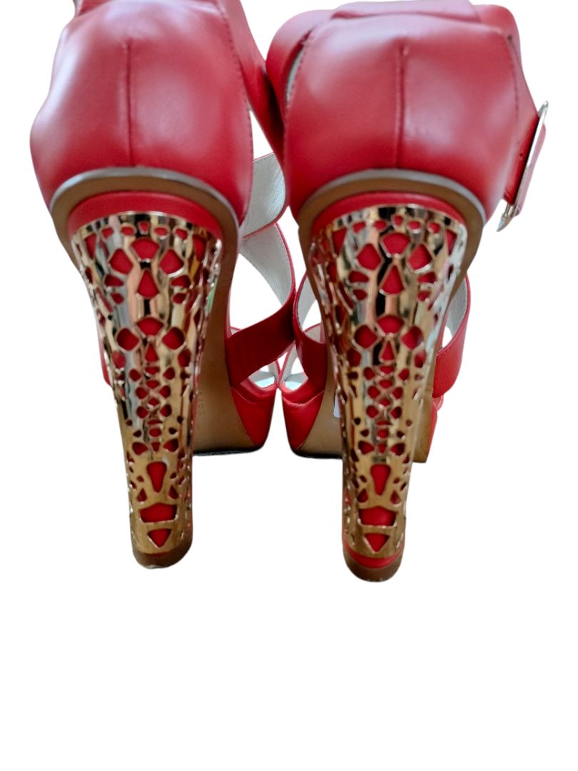 Kathryn Wilson | Orange Heels | Size 41