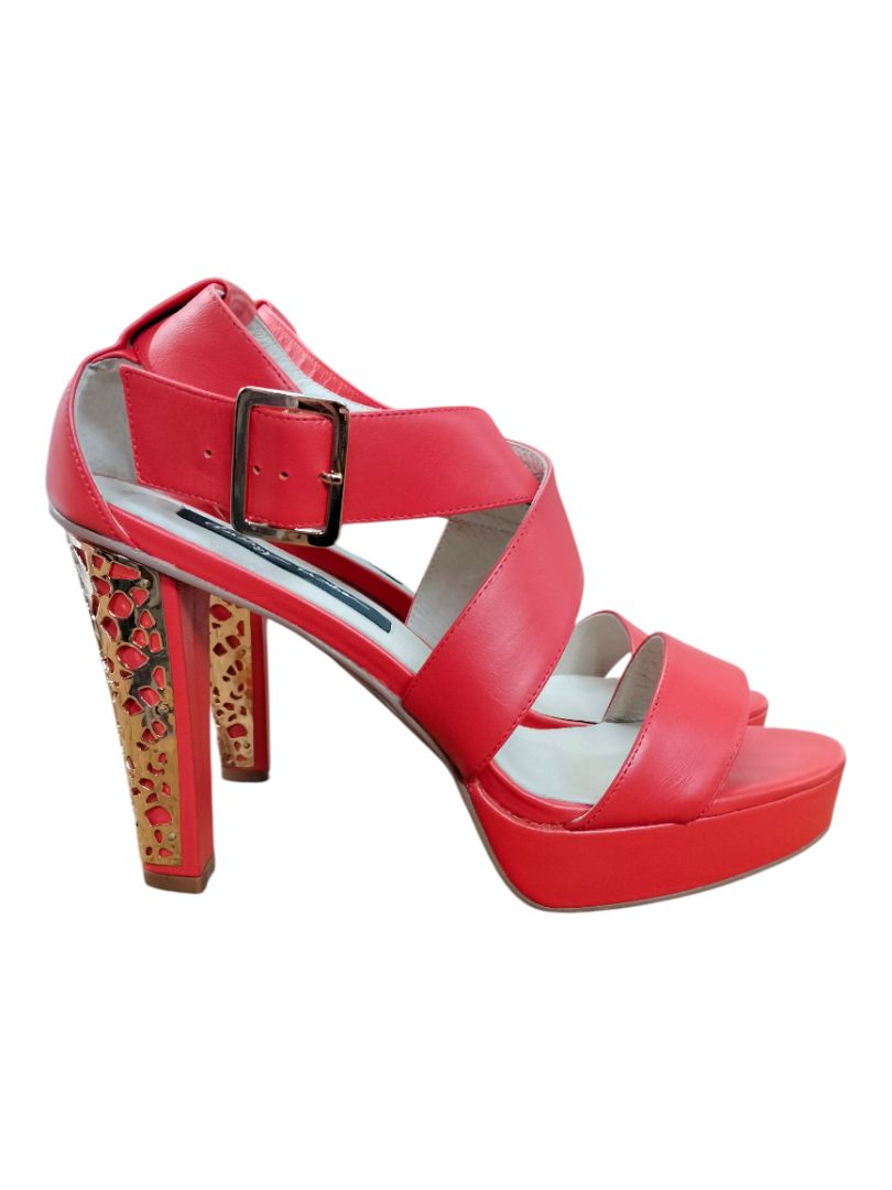 Kathryn Wilson | Orange Heels | Size 41