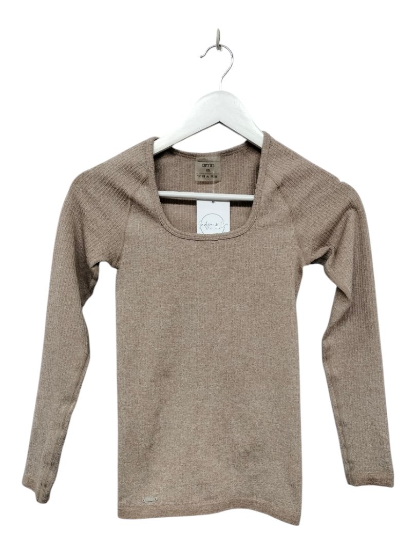 Aimn | Beige Top | Size XS