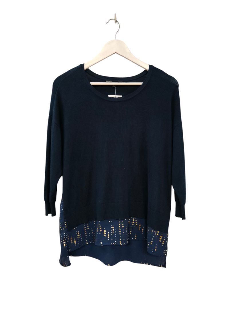 Whistle | Navy Knitwear | Size M