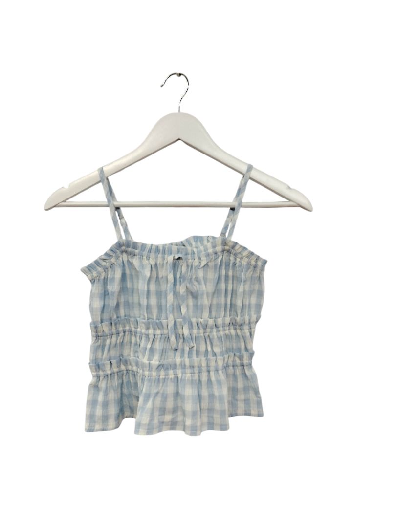 Mirrou | Blue check Top | Size 8