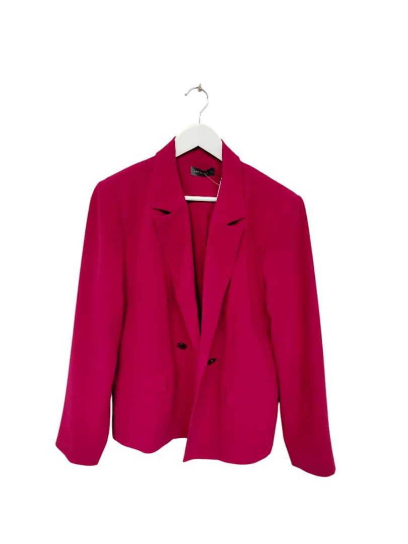 Jacqui-e | Pink Blazer | Size 14