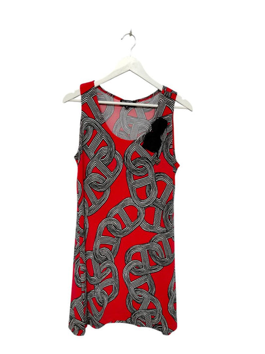 Jellicoe | Red and Black Pattern Dress | Size M