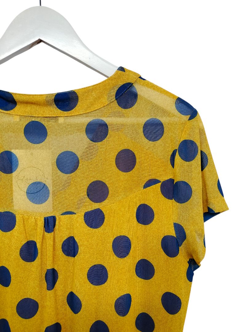 U First | Yellow/Blue Top | Size 14