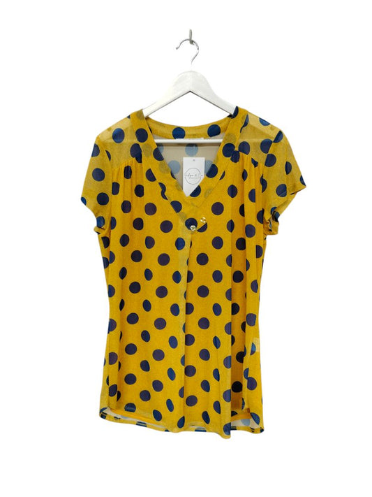 U First | Yellow/Blue Top | Size 14