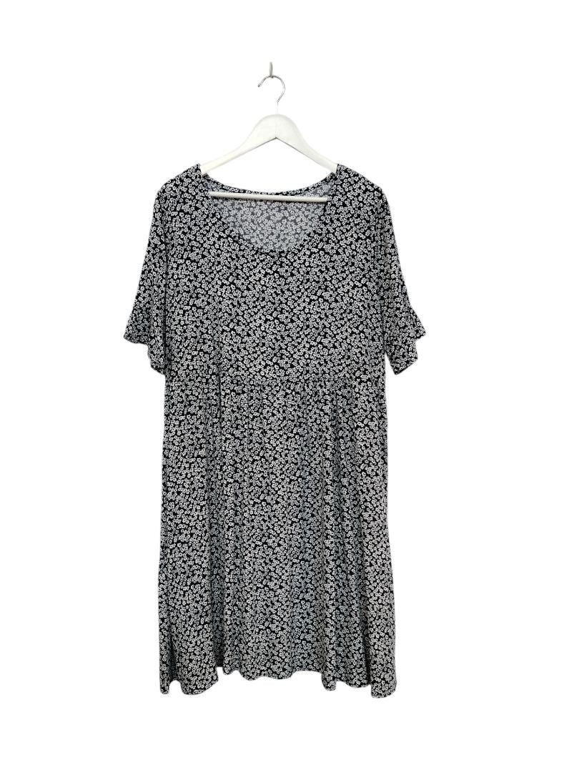 Unknown | Blue Ditsy Dress | Size Unknown