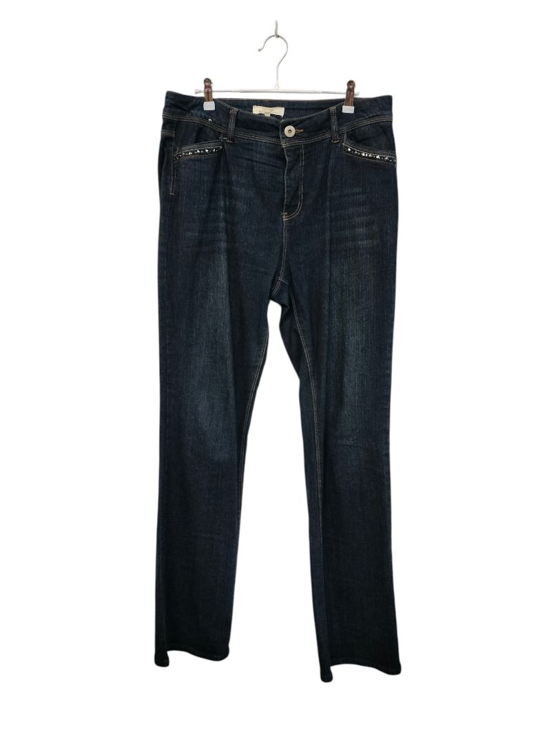 Denim Republic | Dark Denim with studs Jeans | Size 14