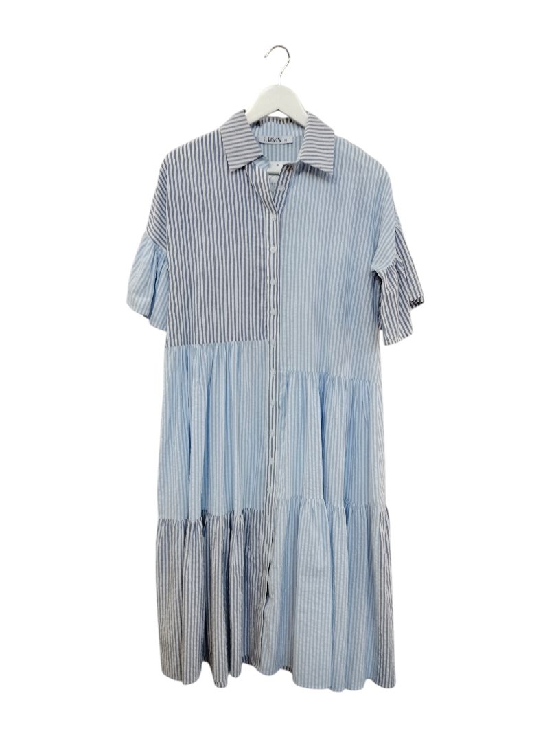 Fl Basics | Blue/White Stripe Dress | Size XS