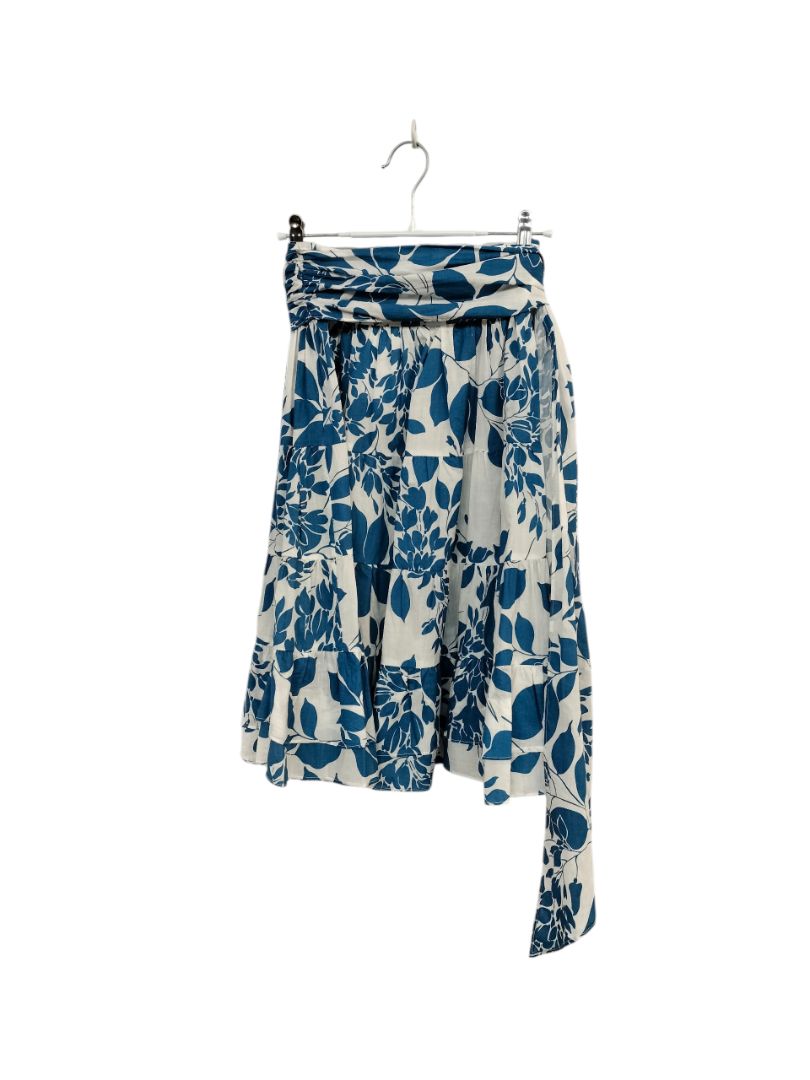 Scarlet Fever | Blue/White Skirt | Size 8