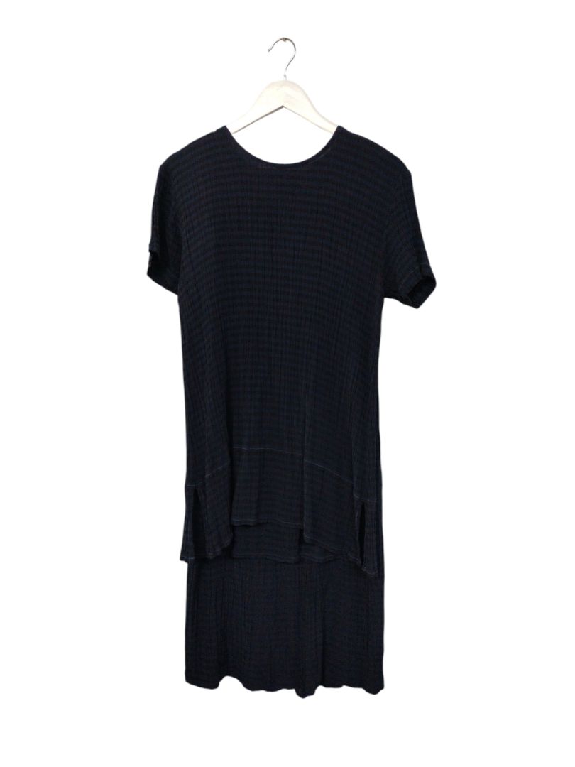 Jean Jones | Blue Two Piece Top and Skirt | Size one size