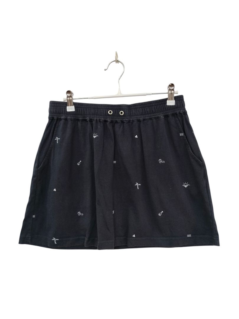 Huffer | Navy with pattern Skirt | Size 12
