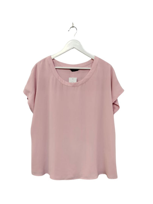 Jacqui-e | Blush Pink Top | Size 20