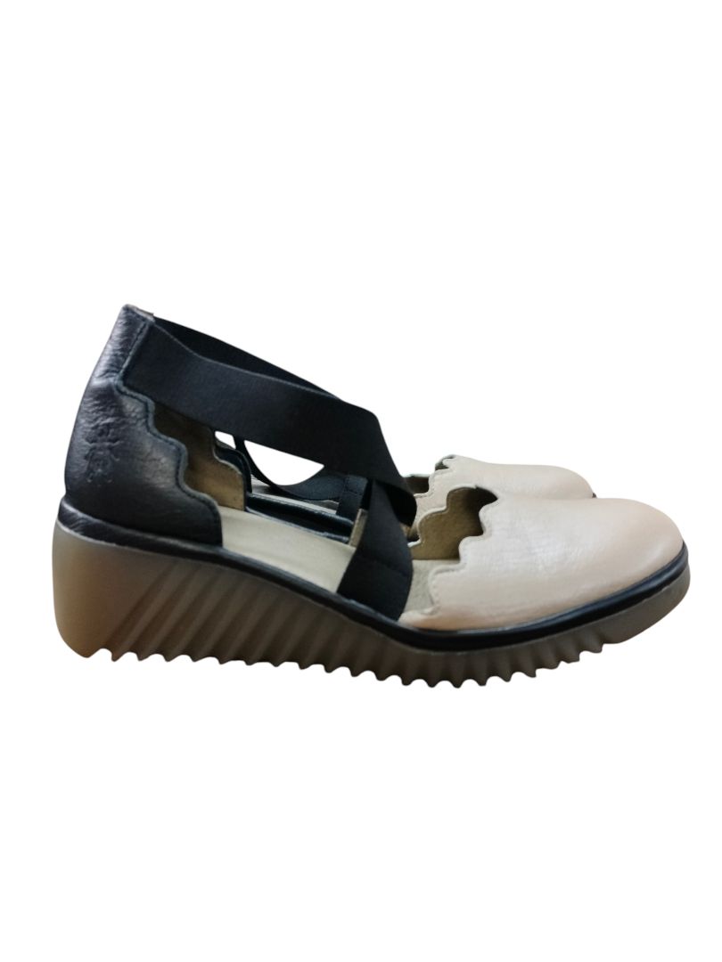 Fly London | black and beige Shoes | Size 36