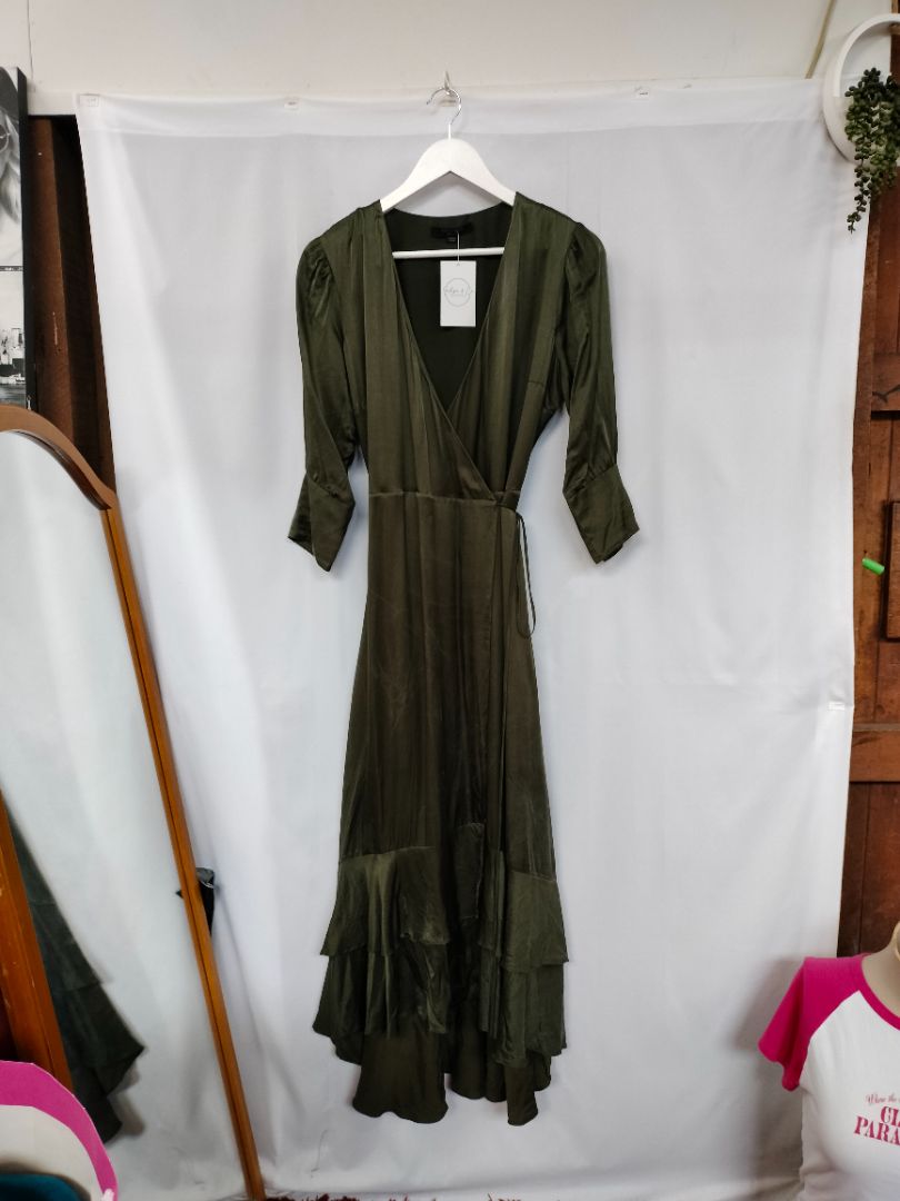 All Saints | Green Dress | Size Medium