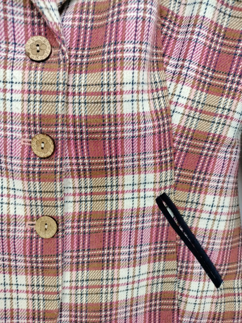Joe Browns | Pink Check Blazer | Size 8