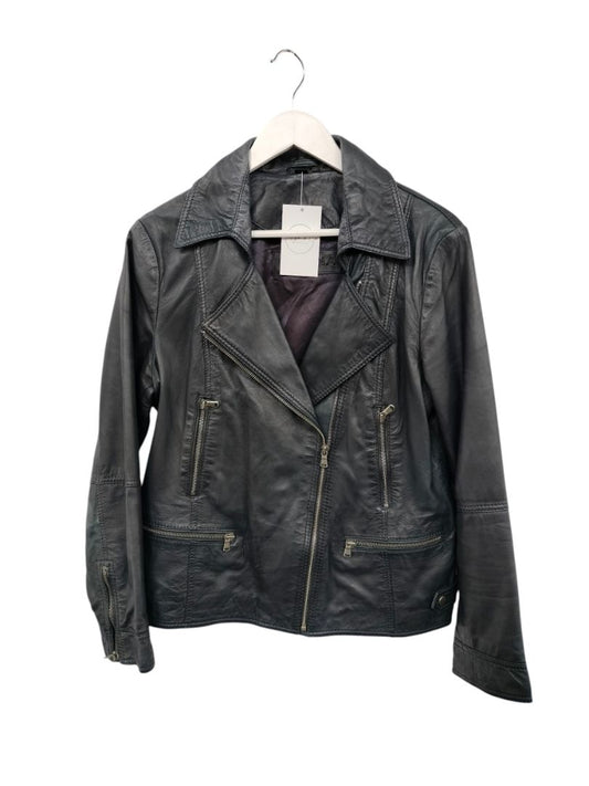 Zafina | Black /Leather Jacket | Size 14