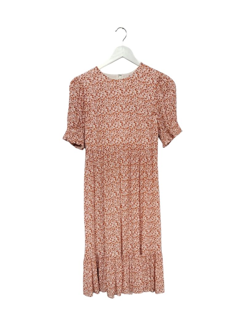 Forever New | pink orange floral print Dress | Size 6