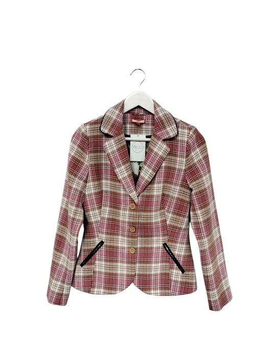 Joe Browns | Pink Check Blazer | Size 8