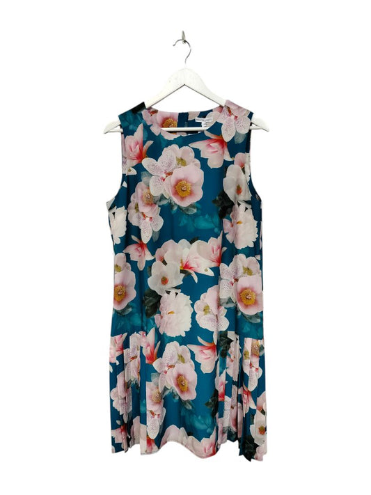 Bel Vestito | Blue Floral Dress | Size 14