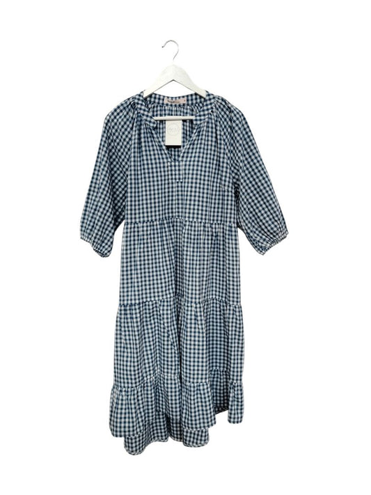 Boho Australia | Blue check Dress | Size M