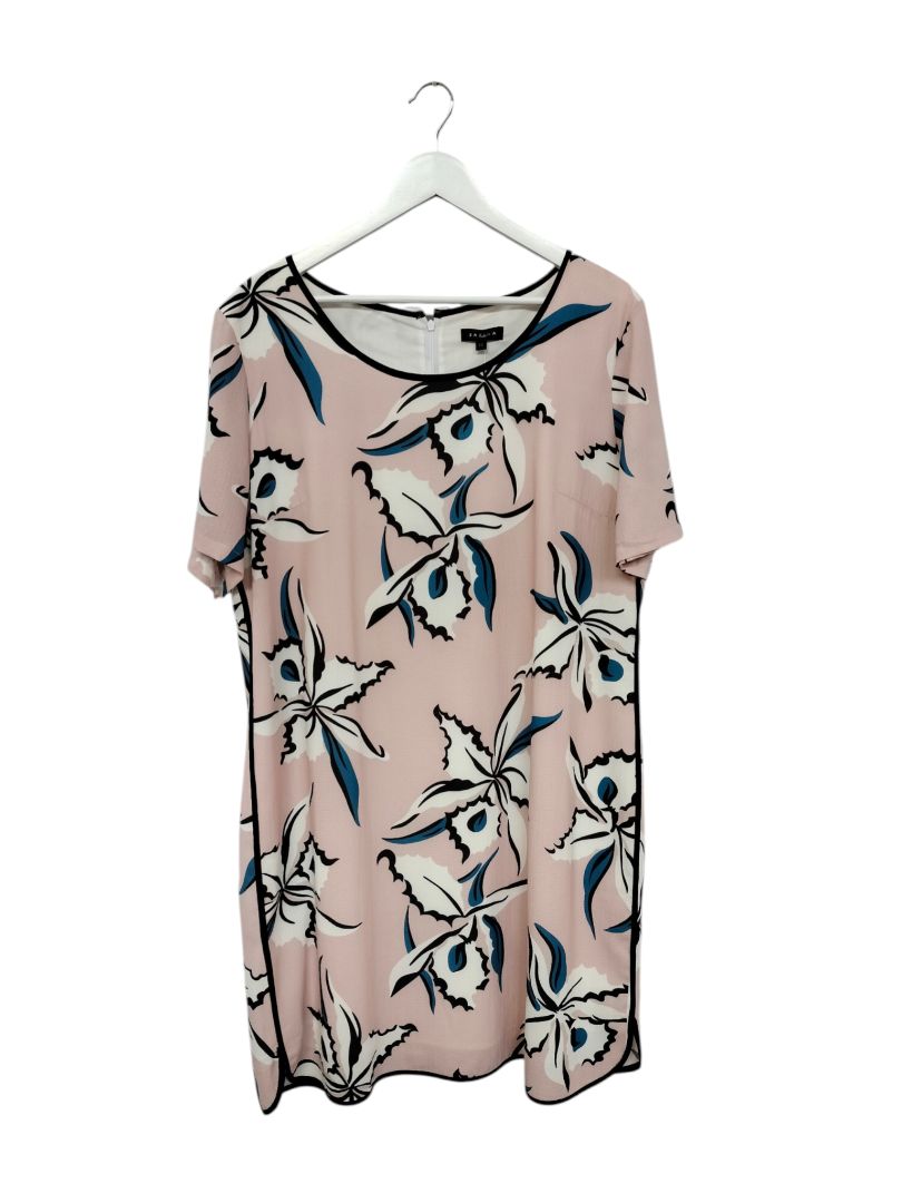 Zafina | Pink Pattern Dress | Size 16
