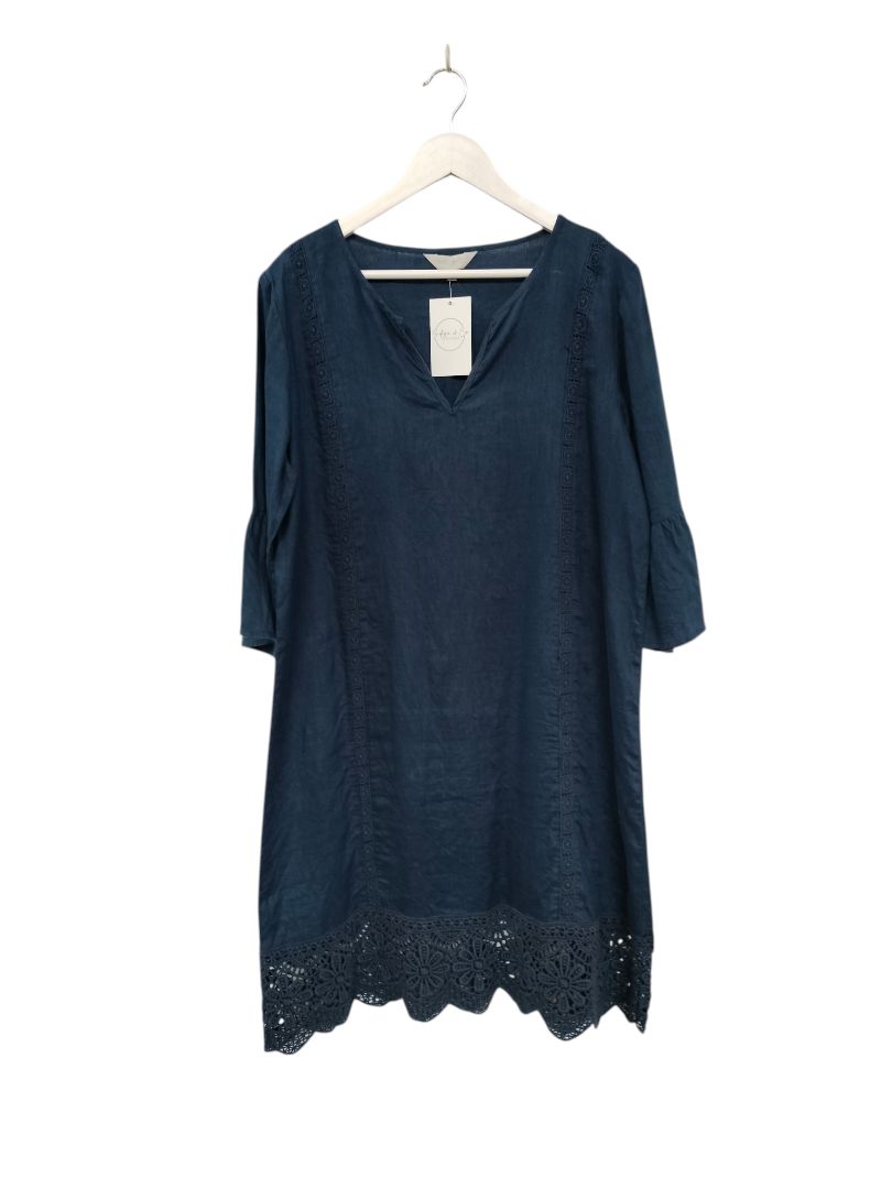 Grace Hill | Navy Dress | Size 16