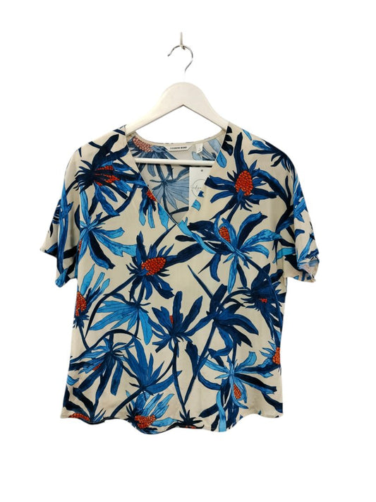Country Road | Blue Floral Top | Size XS