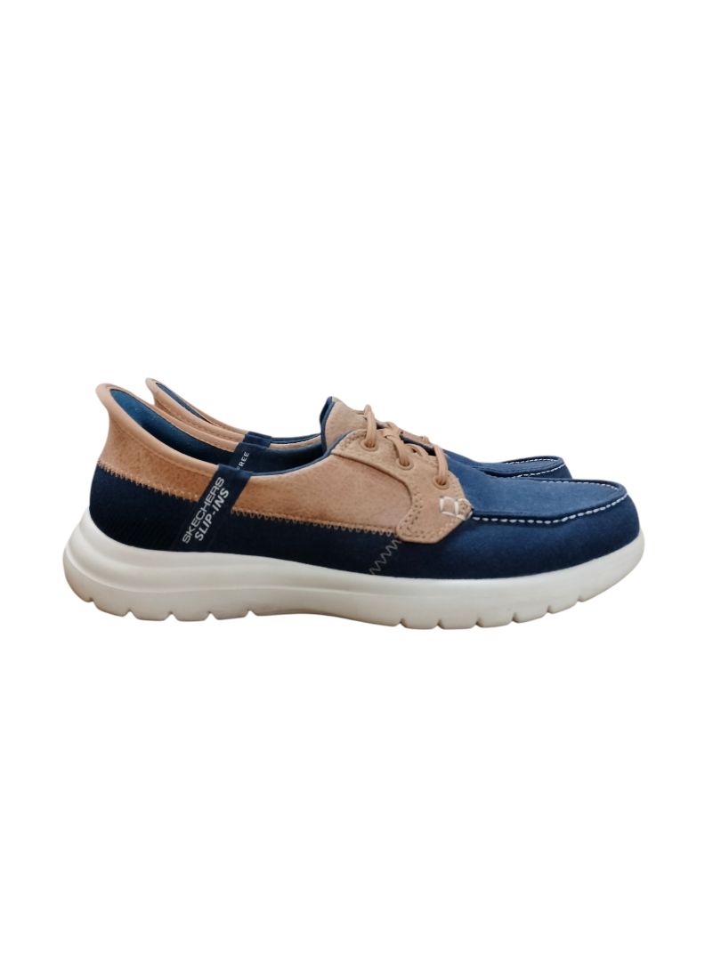 Skechers | Navy and brown Shoes | Size 37
