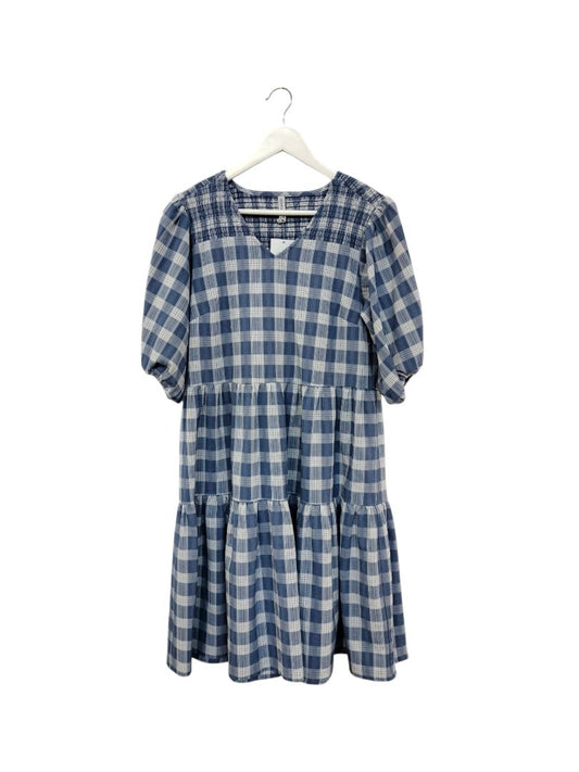 Seeking Lola | Blue/White Check Dress | Size 8