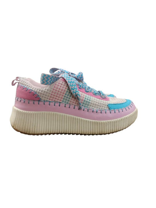 Mintiz | Pink patchwork Shoes | Size 38