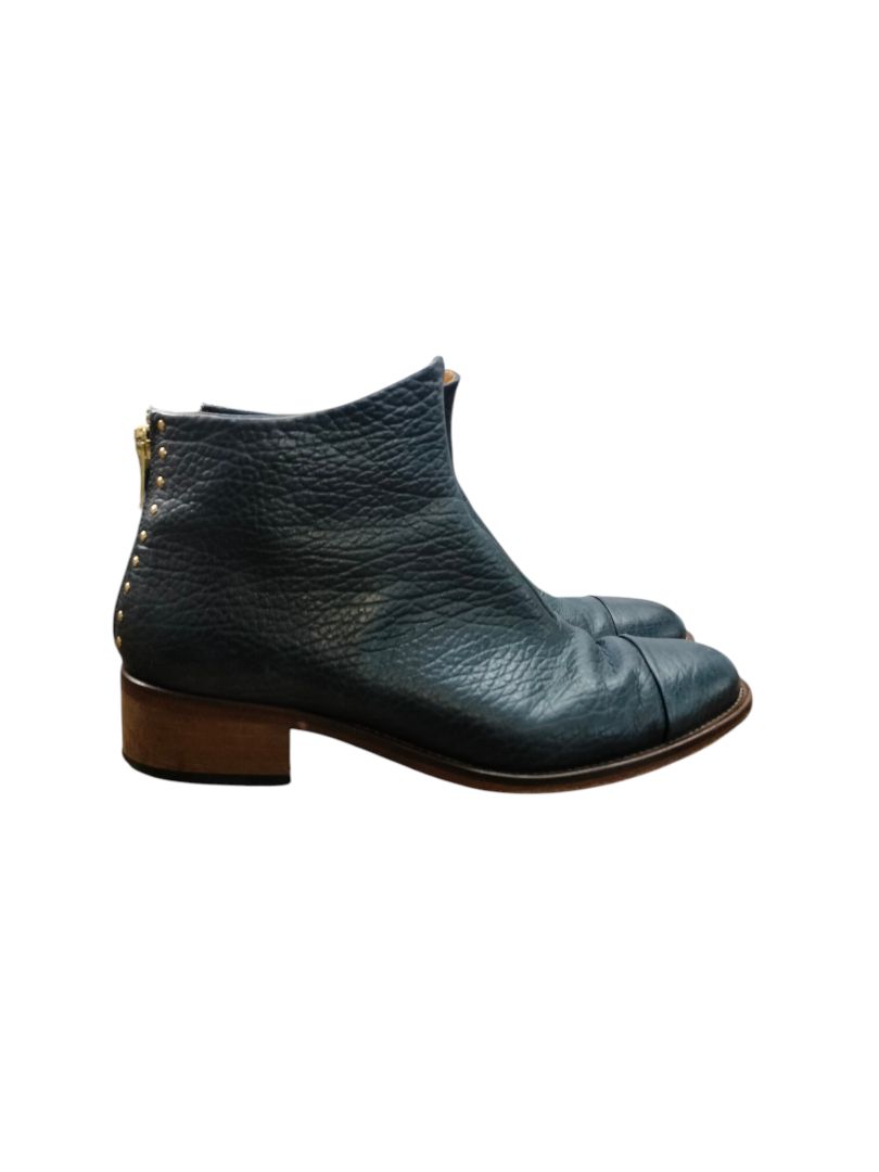 Beau Coops | Navy Boots | Size 37