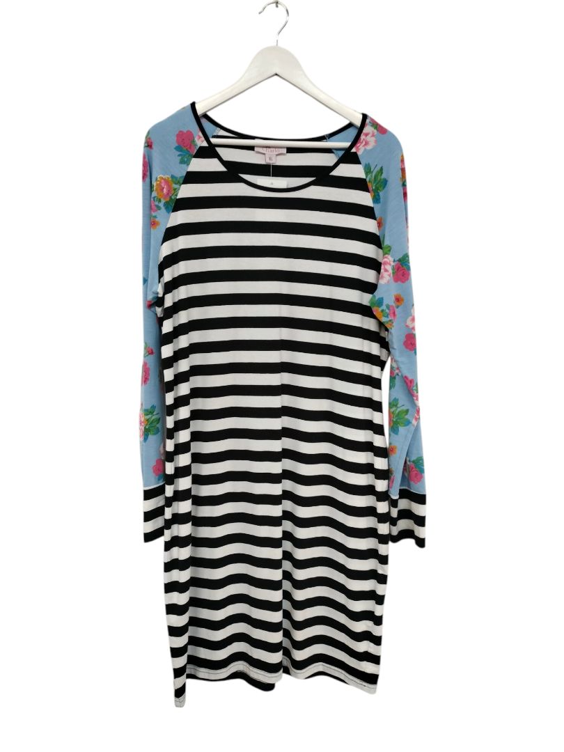 Charlo | Blue Stripe Dress | Size 16
