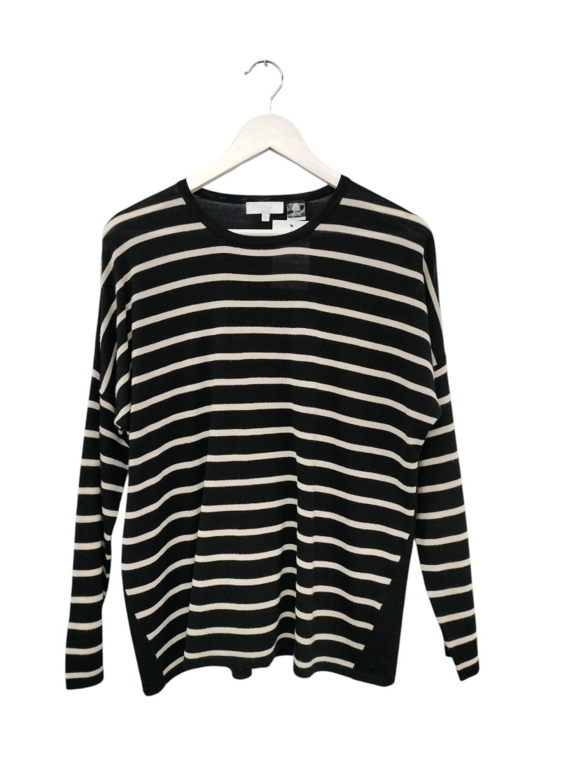 Ella J | Blk/Wht Stripe Jersey | Size 12