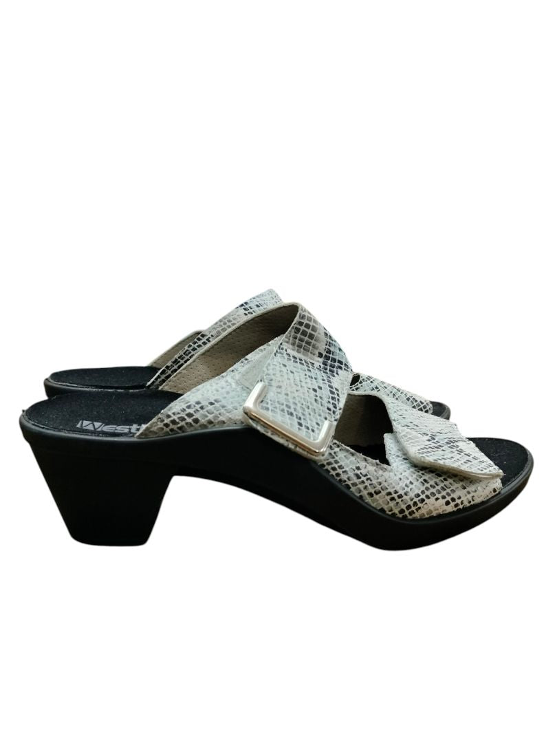 Josef Seibel | Snake skin pattern Sandals | Size 39