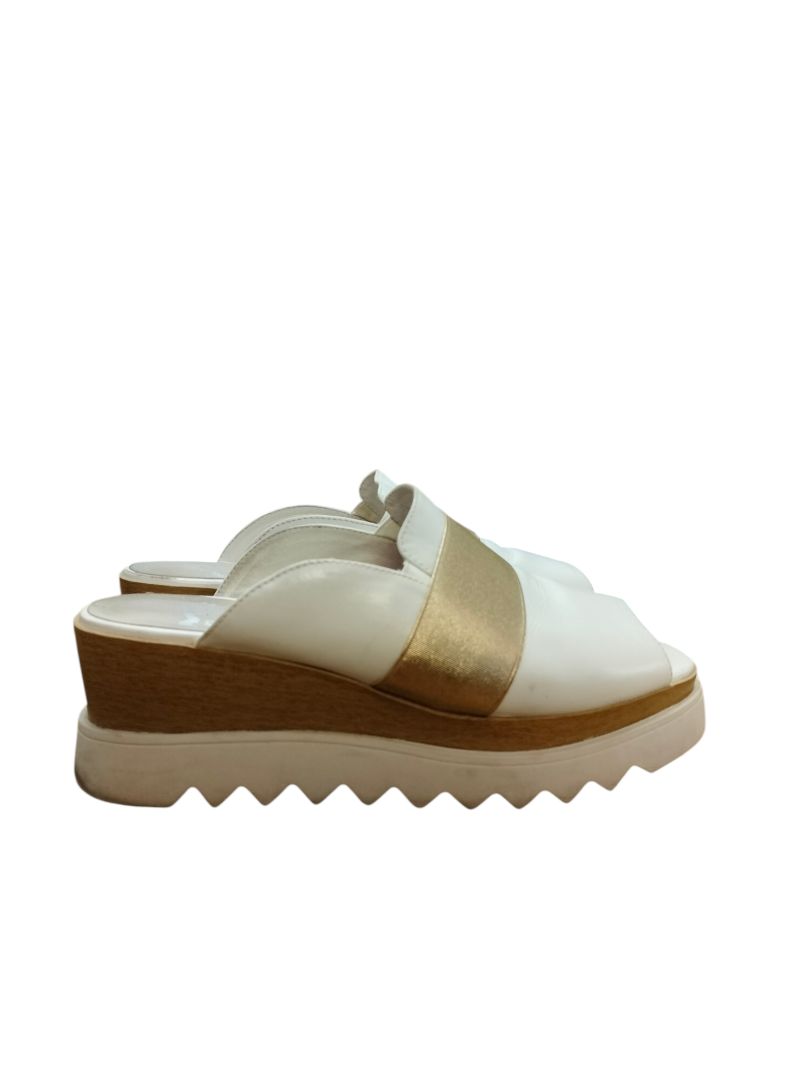 Minx Boutique | White With Gold Shoes | Size 38