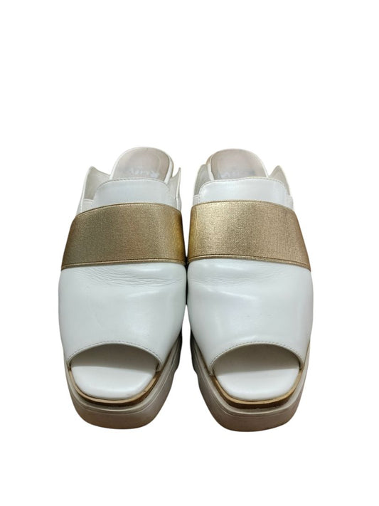 Minx Boutique | White With Gold Shoes | Size 38