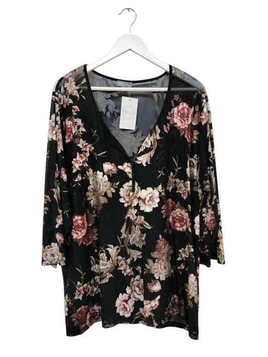 Coco & Belle | Floral Top | Size 2XL