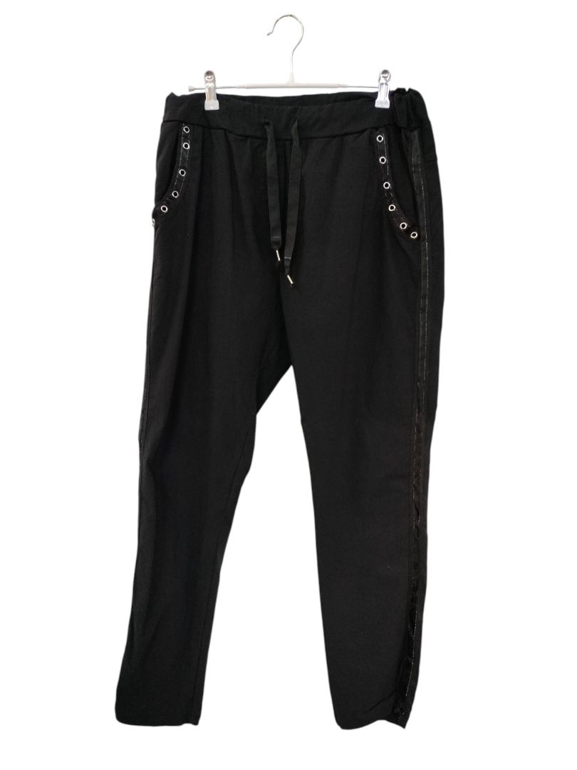 Italian Star | Black Pants | Size Approx S/M