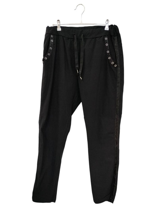 Italian Star | Black Pants | Size Approx S/M