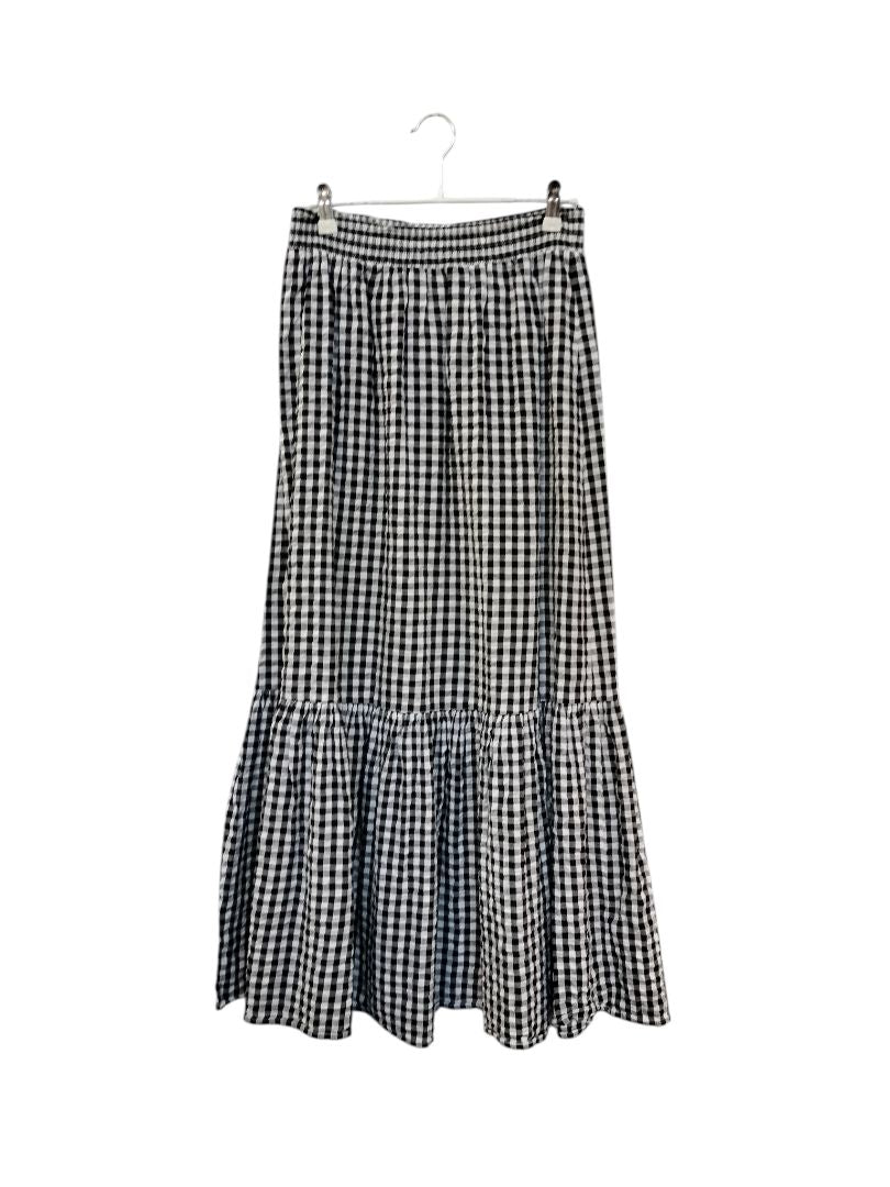Glassons | Black & White Check Skirt | Size 8