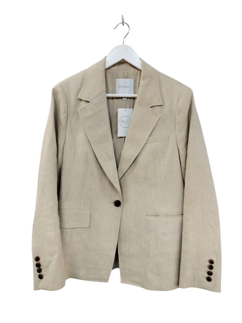 Witchery | Beige Blazer | Size 12