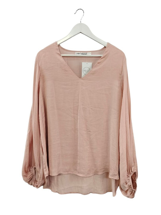 Vine Apparel | Pink Top | Size L
