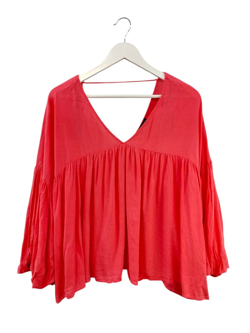 Fate + Becker | Coral Top | Size 12